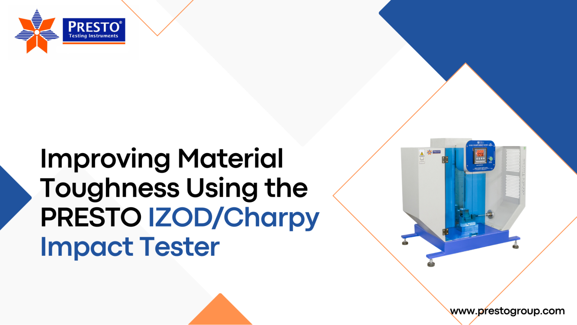 Improving Material Toughness Using the PRESTO IZOD Charpy Impact Tester